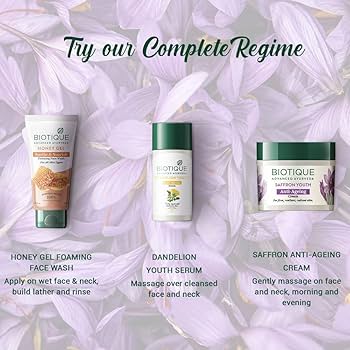 Amazon.com: Biotique Saffron Dew 50g - Ageless face & body cream